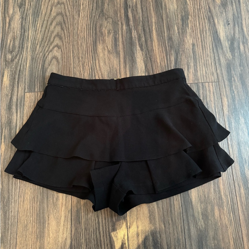 Lft black mini skirt; Size 36